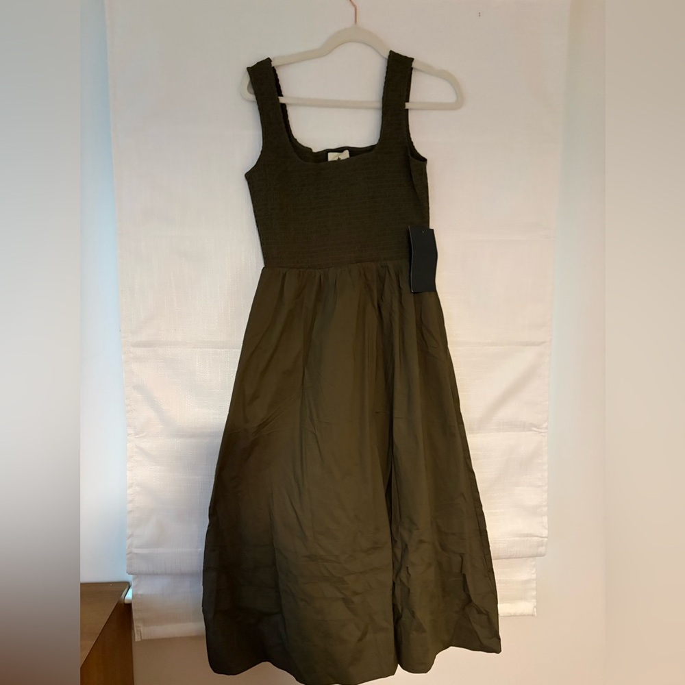 Tuckernuck Olive Green Midi Dress